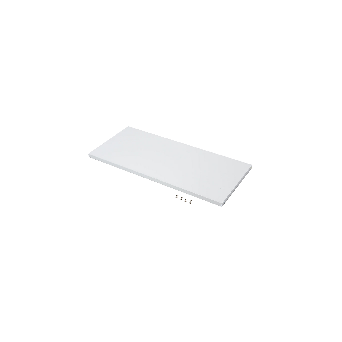 Plain steel shelf (including shelf pegs)