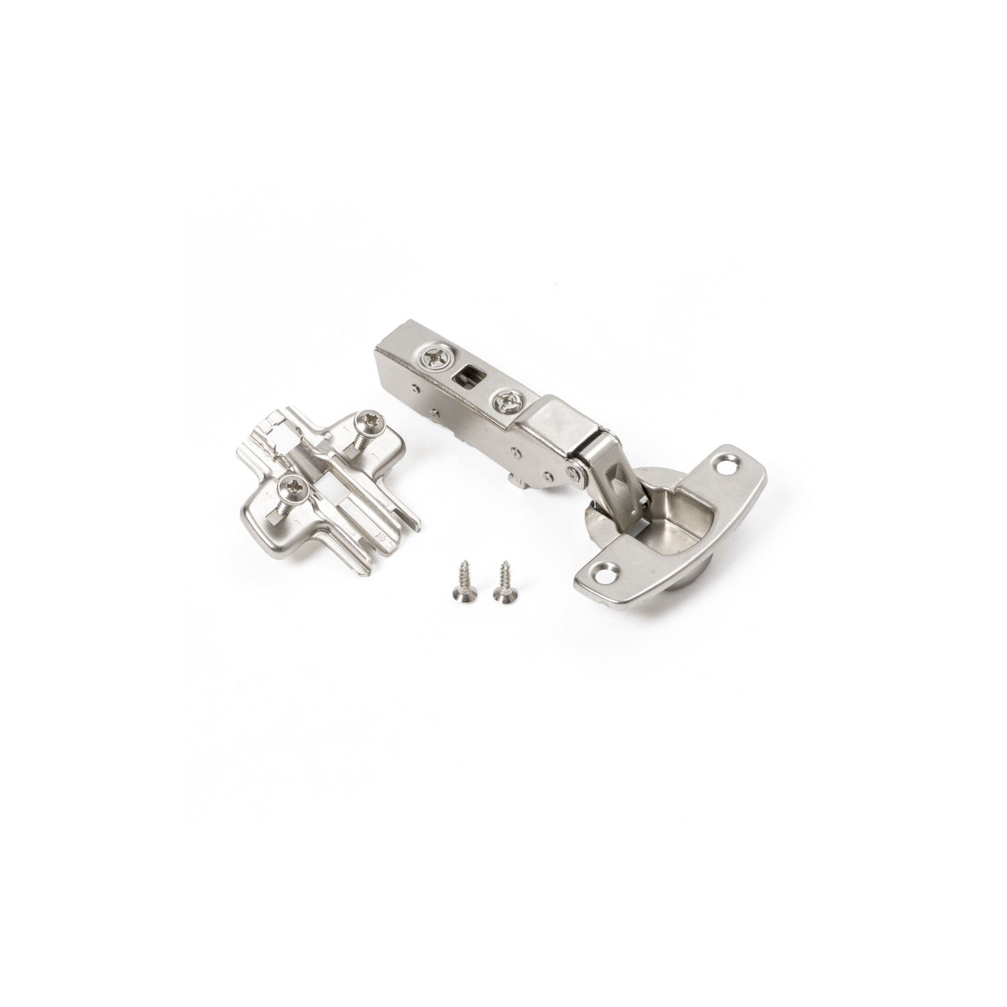 Sorted 110 Degree Hinge & Mounting Plate Set - Pack of 4